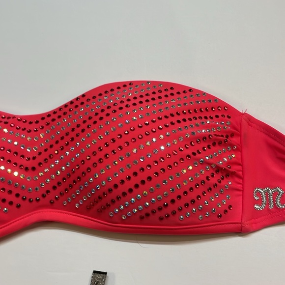 Miss Me womens Bikini 2 piece Rhinestones 2 piece swim suit Sz S/M - Picture 11 of 13
